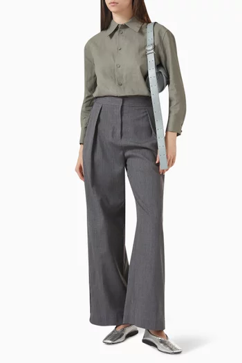 Button-up Shirt in Linen