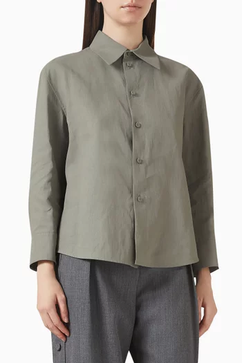Button-up Shirt in Linen