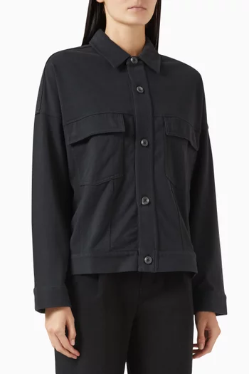 Mackenzie Shirt Jacket in Cotton