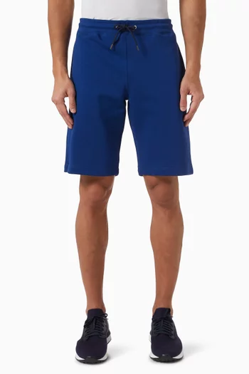 Zebra Track Shorts in Cotton