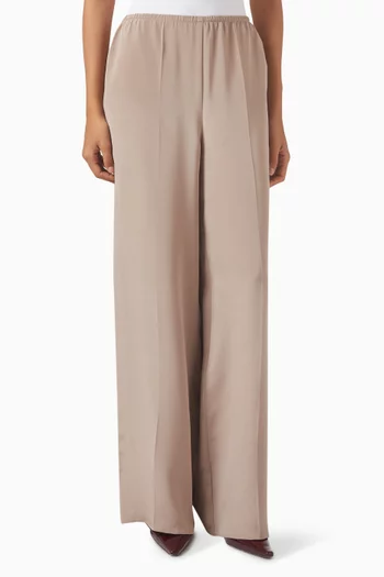 Relaxed-fit Pants in Mulberry-silk