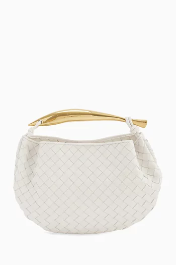 Mini Sardine Top-handle Bag in Intrecciato Leather