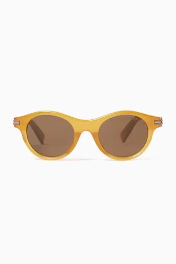 Round Sunglasses in Acetate