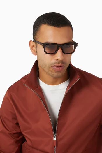 Rectangular Sunglasses in Acetate
