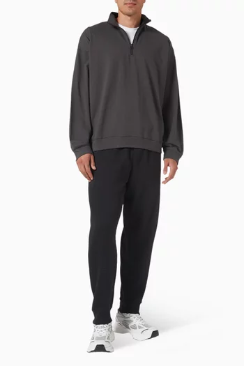 Jersey Lounge Quarter Zip Pullover Sweatshirt