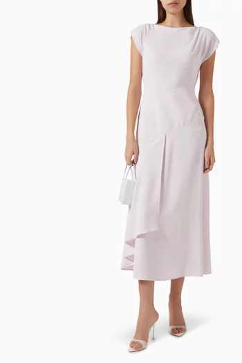 Draped Midi Dress