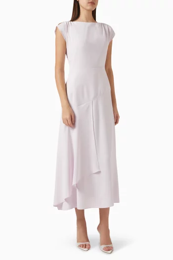 Draped Midi Dress