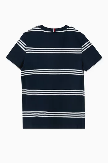 Patch Pocket T-shirt in Cotton-piqué