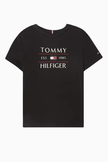 Graphic Logo T-shirt in Cotton