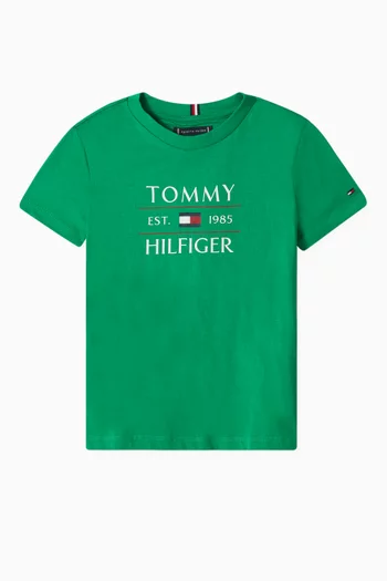 Graphic Logo T-shirt in Cotton