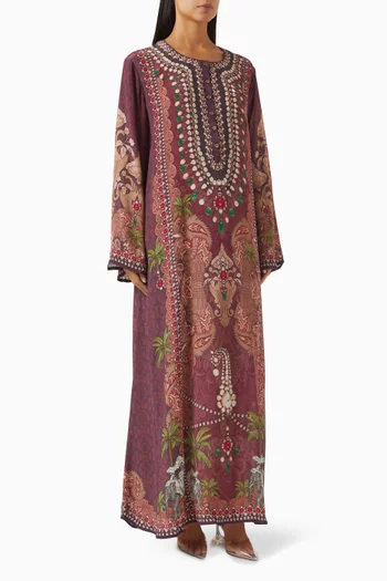 Ghazala Buttoned Kaftan