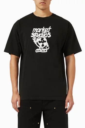 تي شيرت ورلد بيس قطن