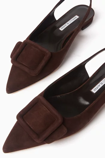 Maylura Flat Pumps in Suede