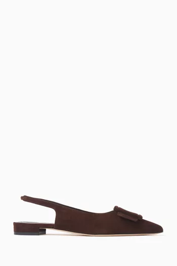 Maylura Flat Pumps in Suede