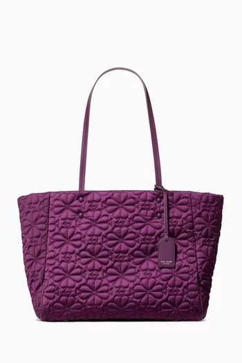 حقيبة يد تيلي متوسطة قماش مبطن