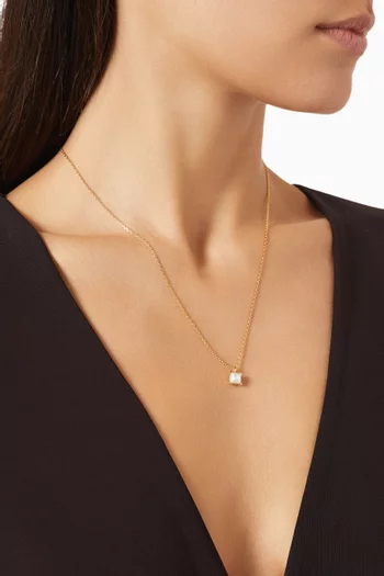 Little Luxuries Square Pendant Necklace