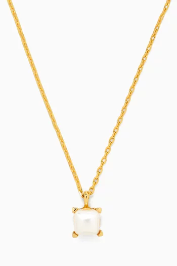 Little Luxuries Square Pendant Necklace