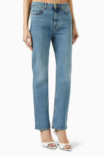 Marlo Mid-rise Straight-leg Jeans
