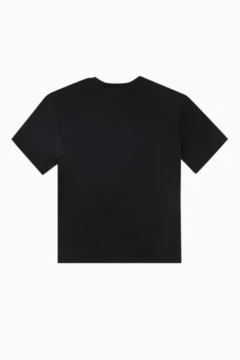 Graphic Print T-shirt in Cotton