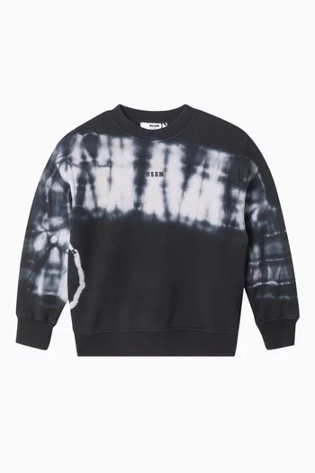 Tie-dye Sweatshirt in Cotton