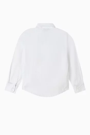 Graphic-logo Shirt in Poplin