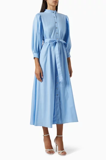 Mimi Belted Midi Dress