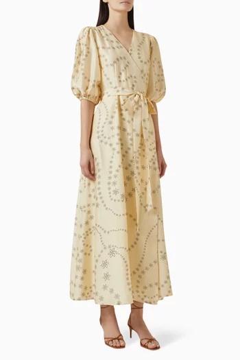 Heather Printed Maxi Dress