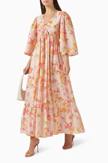 Cliantha Printed Maxi Dress