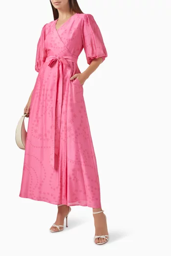 Hyacinth Belted Maxi Dress