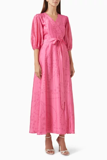 Hyacinth Belted Maxi Dress