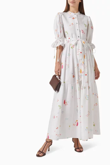 Viola Printed Maxi Dress