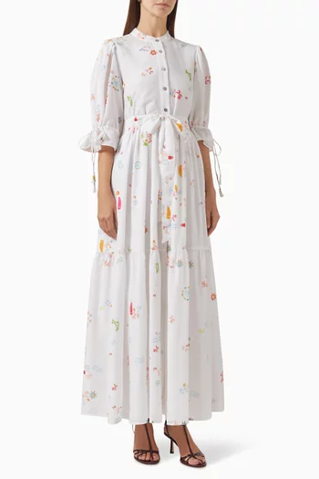 Viola Printed Maxi Dress