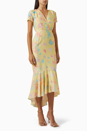Camellia Printed Dress