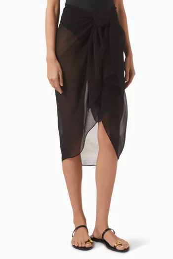 سارونغ سانتوريني فيسكوز لنزينغ