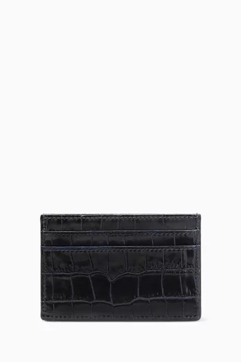 Flat Card Holder in Mara Leather