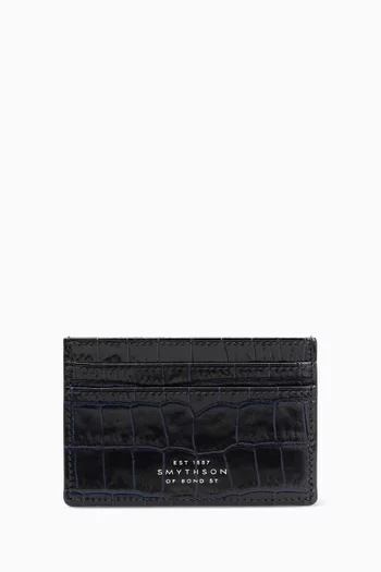 Flat Card Holder in Mara Leather