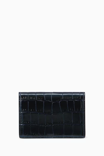Folded Card Case in Mara Leather