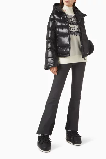 Star Intarsia-Knit Turtleneck in Merino Wool