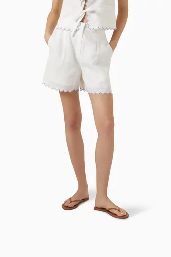 Foundation Flip Flop Sandals in Matte Leather