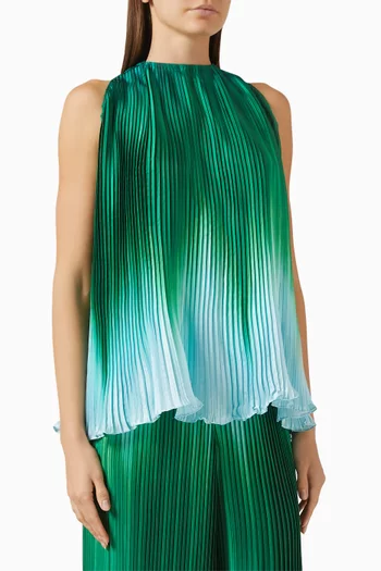 Soft Pleated Halter Top