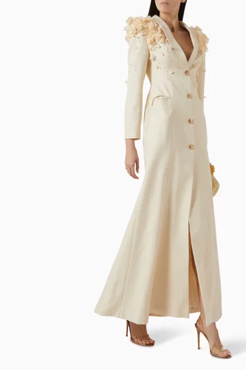 Ines Floral V-neck Gown