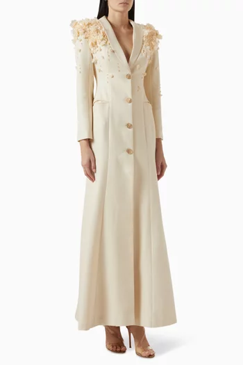Ines Floral V-neck Gown