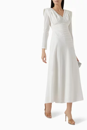 Amber Smocked Midi Dress