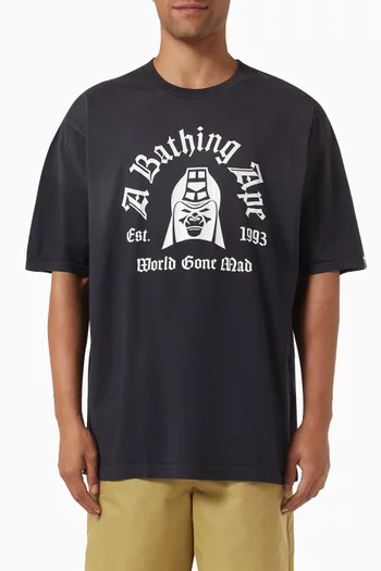 Washed-effect Logo T-shirt