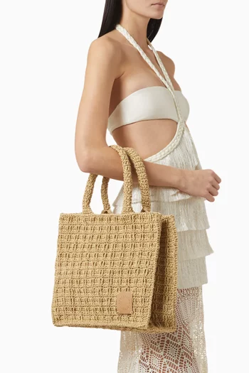 Sunset Tote Bag in Paper-raffia