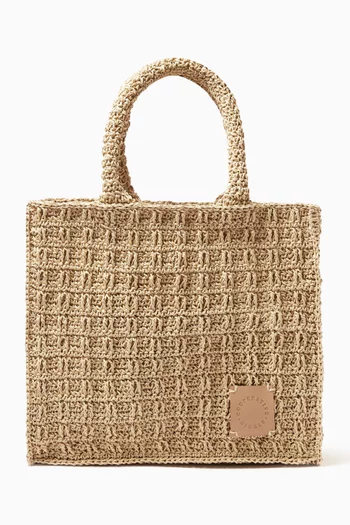Sunset Tote Bag in Paper-raffia