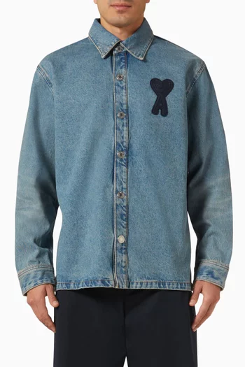 Ami de Coeur Overshirt in Denim