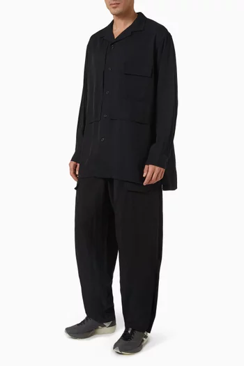 Long-sleeved Shirt in Rayon Twill