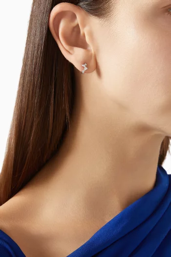 Moss Single Hoop Earring in 14kt Rose Gold