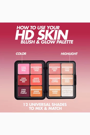 HD Skin Blush & Glow Palette, 25.2g